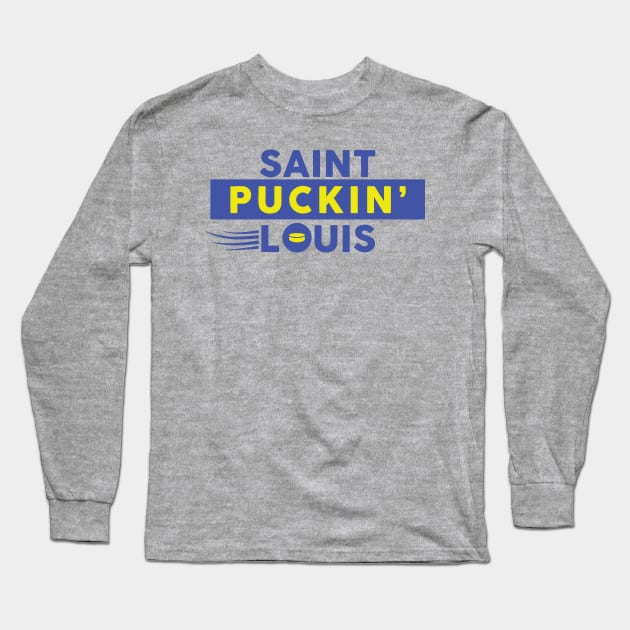 Saint Puckin Louis Long Sleeve T-Shirt by geekingoutfitters